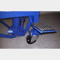 Motorcykelift m. hjul 135 kg fod-snkning