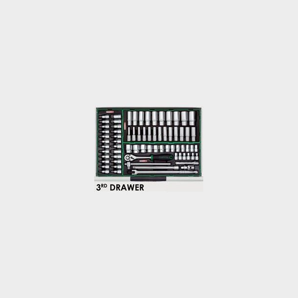 Vrktjsvogn 283 pc 7 skuffer