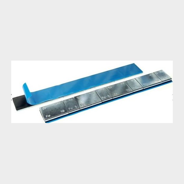 Afbalanceringsklodser f. alu-flg FE galv 100 stk 4x(5+10) gr