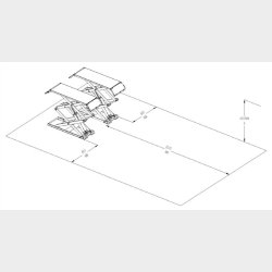 Sakselift fuld lftehjde, over gulv