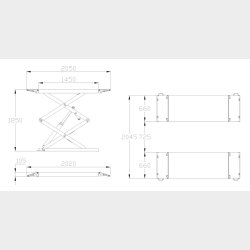Sakselift fuld lftehjde, over gulv
