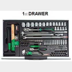 Vrktjskiste  157 pc 3 skuffer