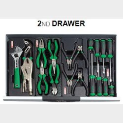 Vrktjskiste  157 pc 3 skuffer