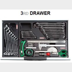 Vrktjskiste  157 pc 3 skuffer