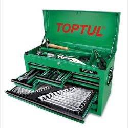 Vrktjskiste 186 pc 9 skuffer