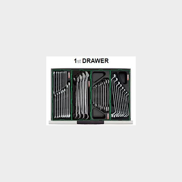 Vrktjsvogn 372 pc 10 skuffer