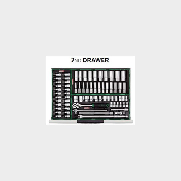Vrktjsvogn 372 pc 10 skuffer