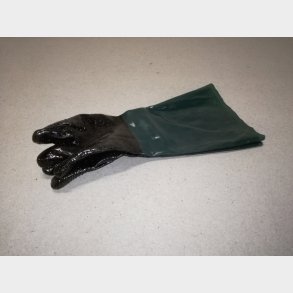 Gummihandsker til sandbl�sning