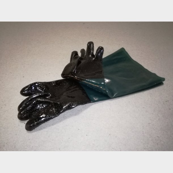 Gummihandsker til sandbl�sning