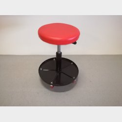Mekaniker taburet rund m. affjedring