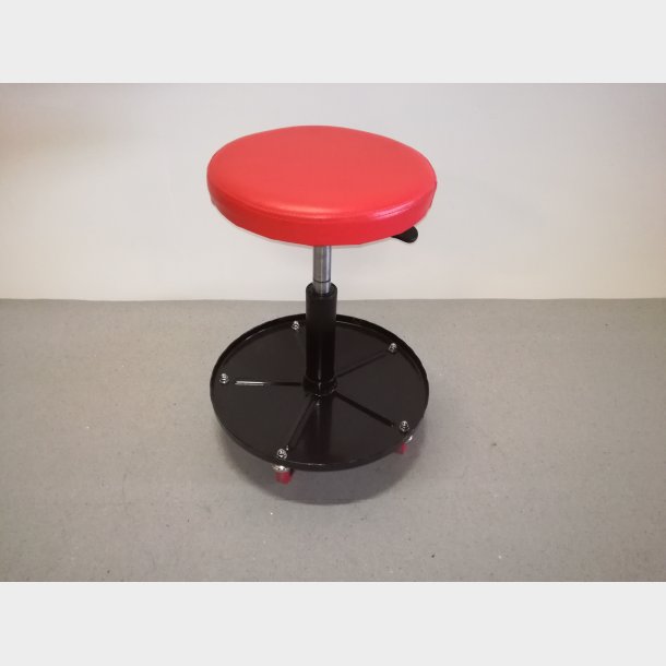 Mekaniker taburet rund m. affjedring