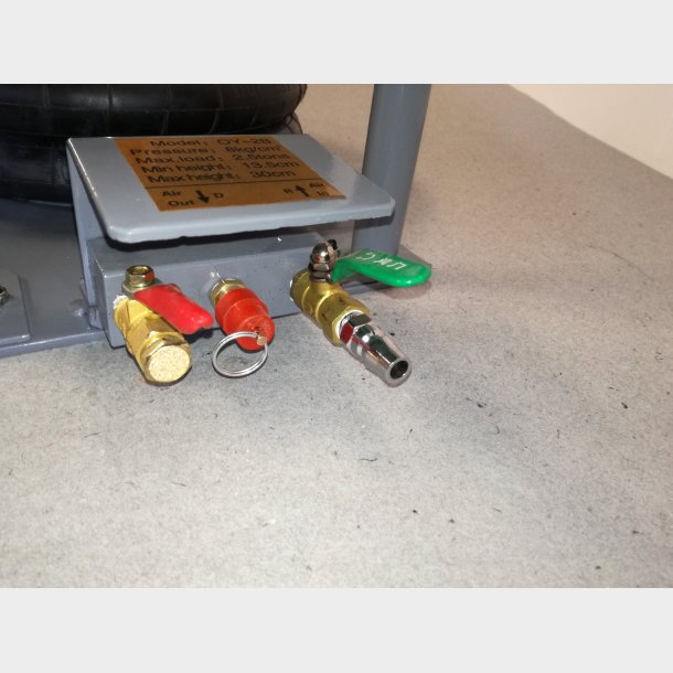 Luft donkraft 3T kort h�ndtag 3 b�lge 40 cm