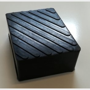 Gummiklods 120x165x60mm
