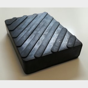 Gummiklods 118x160x34mm