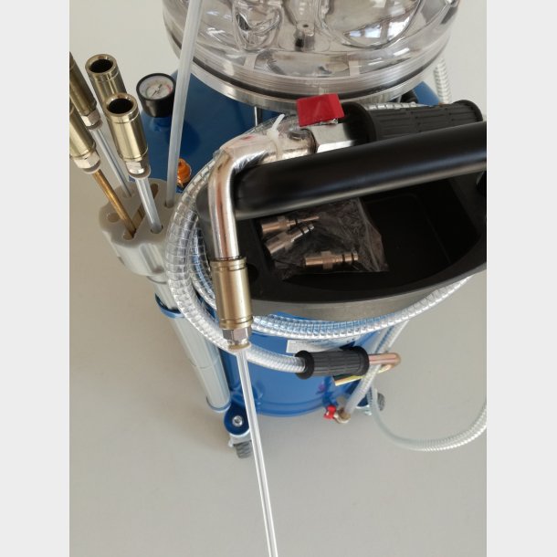 Olieaftapper m. vacummfunktion i klokke proff