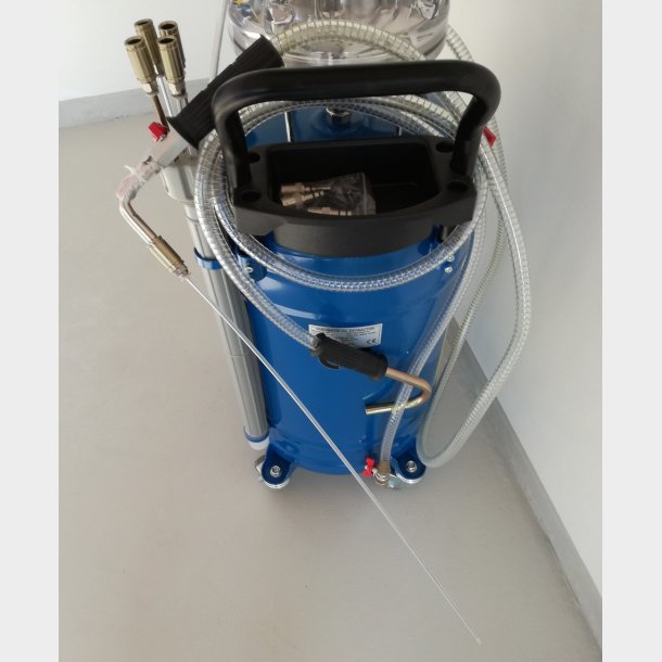 Olieaftapper m. vacummfunktion i klokke proff