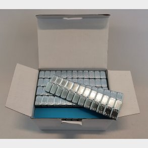 Afbalanceringsklodser f. alu-flg FE galv 100 stk 12x5 gr