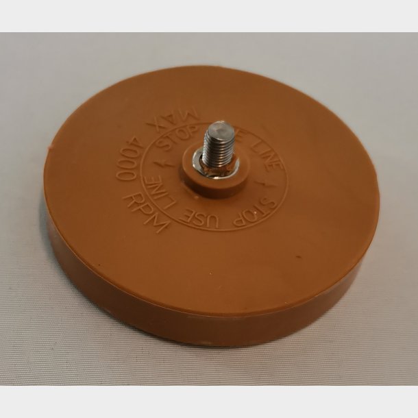 Gummiskive til fjernelse af lim