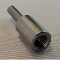 Boremaskine adapter for gummiskiver