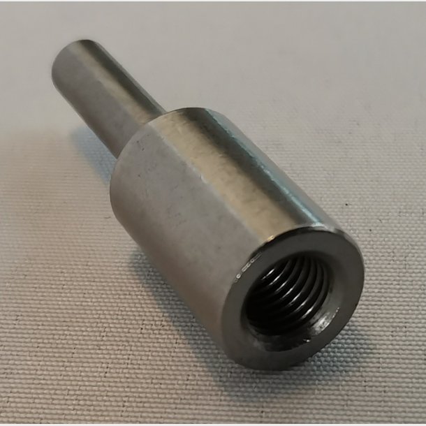 Boremaskine adapter for gummiskiver