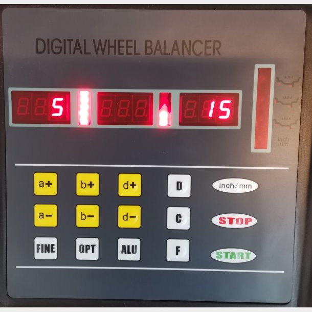 Afballanceringsapparat semi-automatic