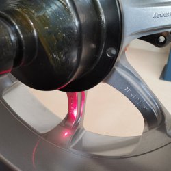 Afballanceringsapp. proff LED laser autopos