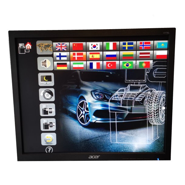 Afballanceringsapp. proff LED laser autopos