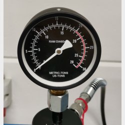 Vrkstedspresse 20T luft-hydraulisk