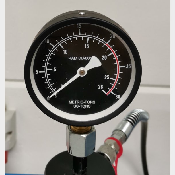 Vrkstedspresse 20T luft-hydraulisk