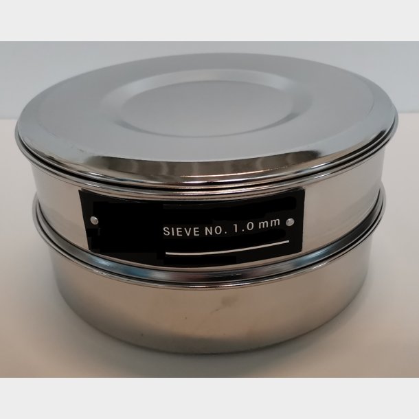 Analysesigte h�ndholdt 1 mm + l�g og bund, �200