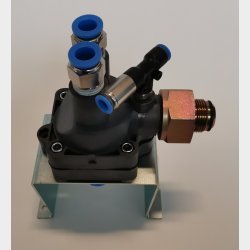 Ventil for burst-tank