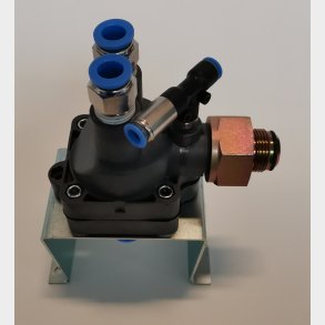 Ventil for burst-tank