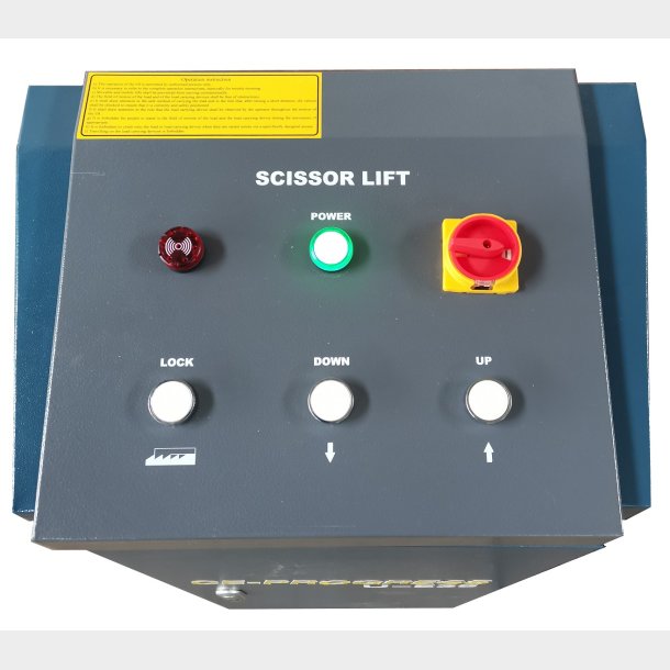 Sakselift 3,5T fuld lftehjde, under gulv