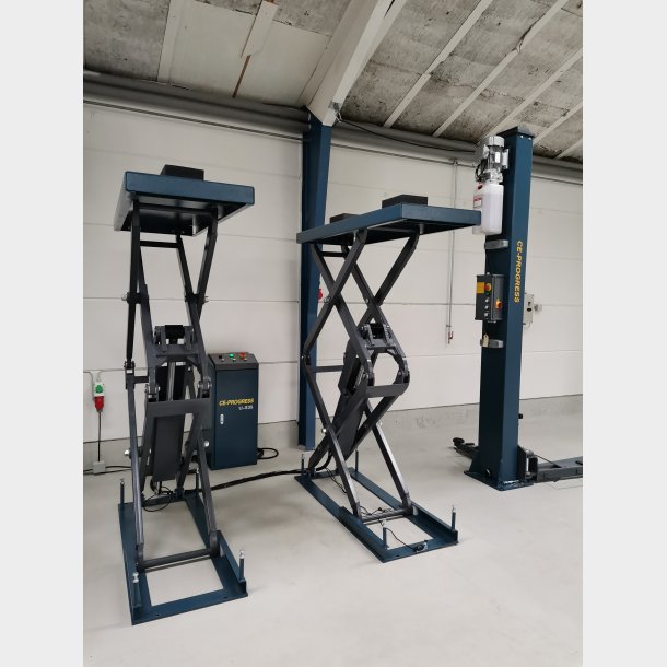 Sakselift 3,5T fuld lftehjde, under gulv