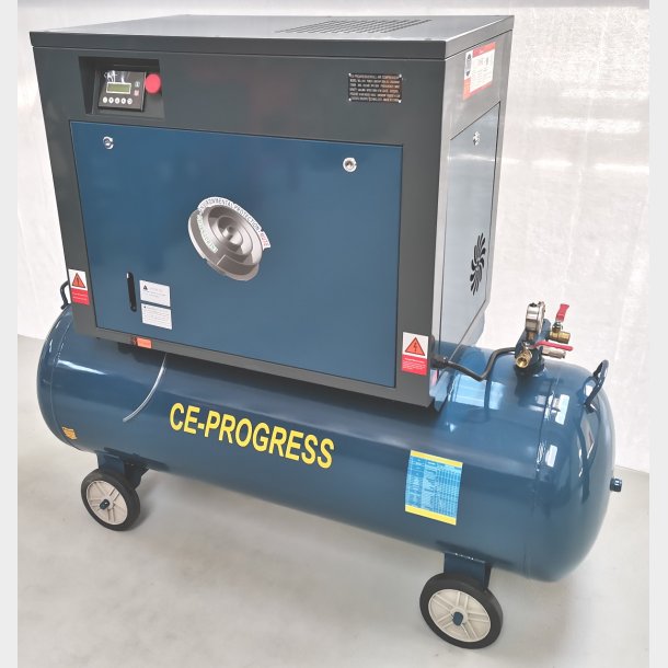 Scrollkompressor 7,5Kw, 1200l/m, 10bar, 300l tank
