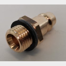 Lynkobling til luft "han", 1/4" m. bryst