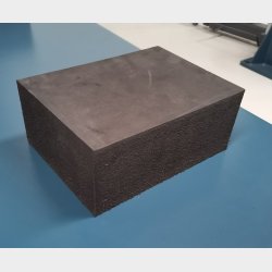 Gummiklods letvgt 240x180x100