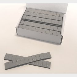 Afbalanceringsklodser f. alu-flg FE gr 50 stk 12x5 gr