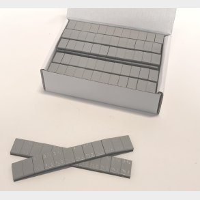 Afbalanceringsklodser f. alu-flg FE gr 50 stk 12x5 gr