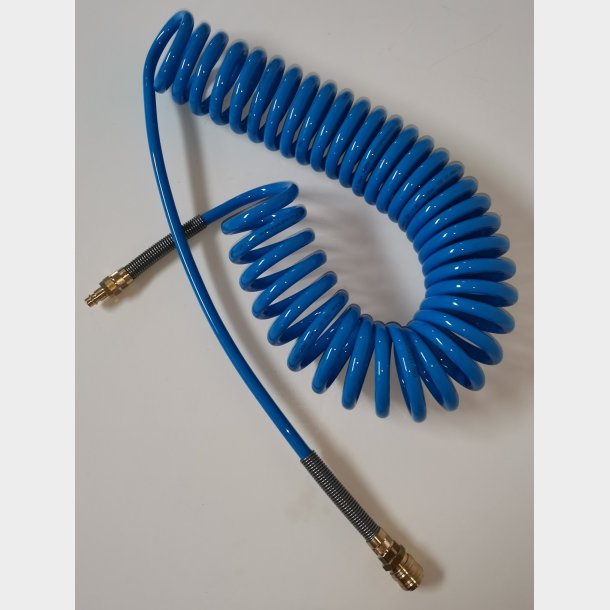 Luftslange spiral bl 9 M 8/12 mm m. kobl.