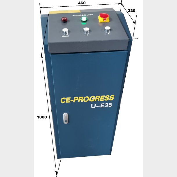 Sakselift fuld lftehjde, over gulv