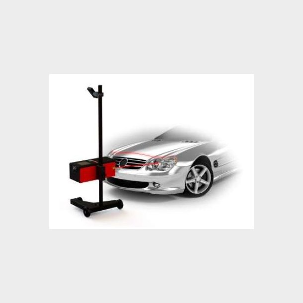 Lygtejusteringsapparat laser