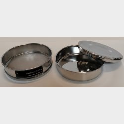 Analysesigte h�ndholdt 1 mm + l�g og bund, �200