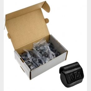 Afballanceringsklods for stlflg ZN 10gr SORT 100/kart