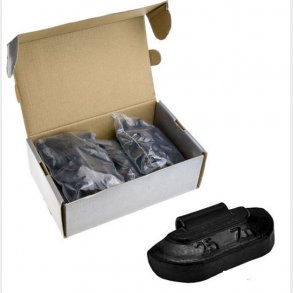 Afballanceringsklods for stlflg ZN 25gr SORT 100/kart