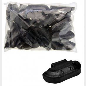 Afballanceringsklods for stlflg ZN 25gr SORT 25/kart