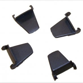 Plastic beskytter kl�er kort (s�t a fire styk)