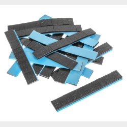 Afballanceringsklods for aluflg FE sort 25 strimler a 12x5gr